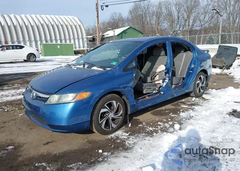 2007 Honda Civic Lx z USA, uszkodzony, nr VIN 1HGFA16537L036324